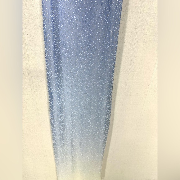 NWT Windsor Nia Beaded Ombre Mesh High Slit Formal Dress size XS - Picture 4 of 15